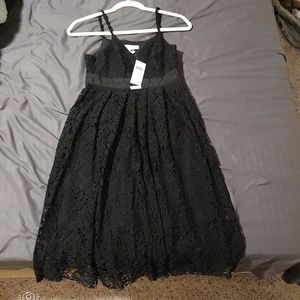 Bcbg black lace dress